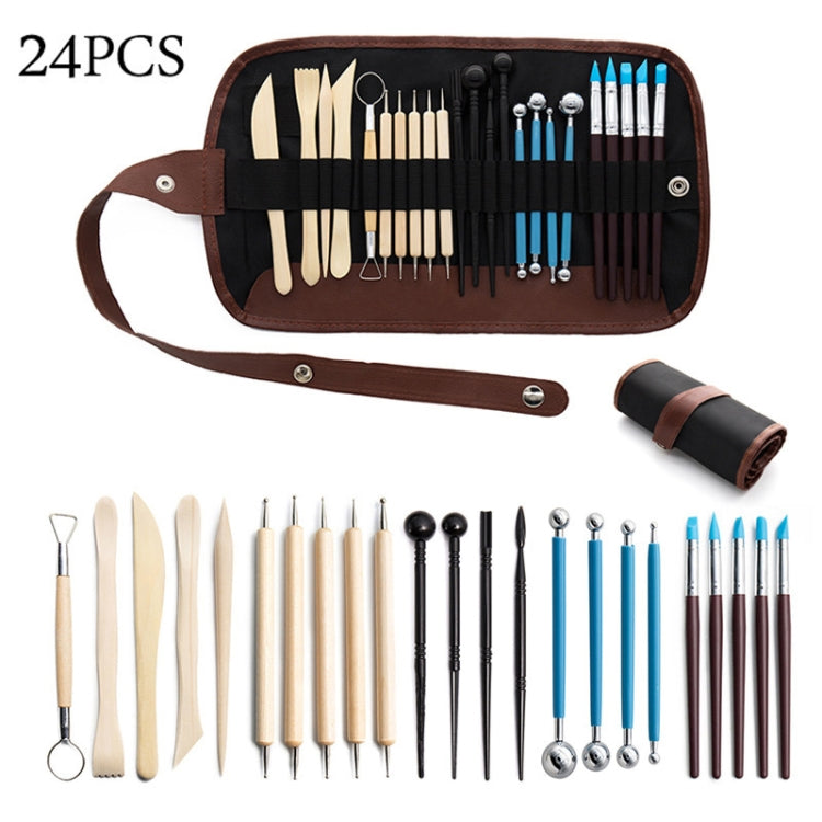 Töpferwerkzeug-Set Töpfer Ton Stein Schnitzmesser DIY Ton Kombinationswerkzeug, 22 in 1, 24 in 1, 27 in 1, 32 in 1