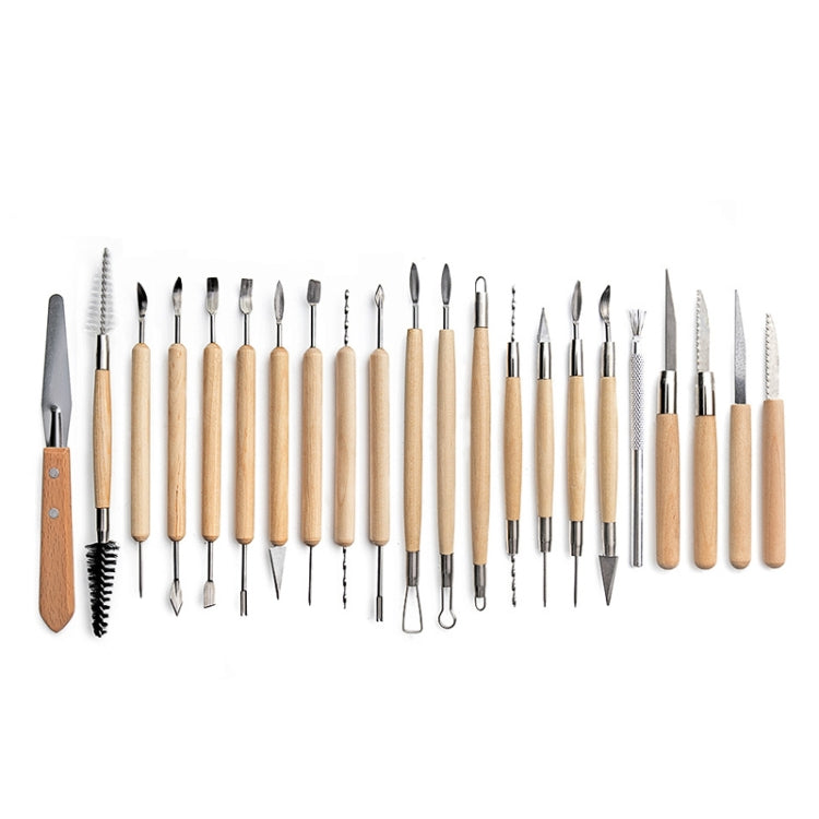 Töpferwerkzeug-Set Töpfer Ton Stein Schnitzmesser DIY Ton Kombinationswerkzeug, 22 in 1, 24 in 1, 27 in 1, 32 in 1