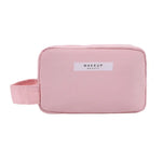 Multifunktionale tragbare Reise-Kosmetiktasche mit großer Kapazität, niedliches Pink (klein)