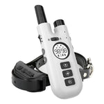 Intelligentes ferngesteuertes Hundetrainingshalsband mit automatischer Bellstoppfunktion, Halsband schwarz, Halsband weiß