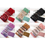 4-in-1 Reise-Kosmetiktasche aus wasserdichtem Netzgewebe für Damen, erhältlich in Rot, Grün, Schwarz, Violett, Khaki und Kirschrosa