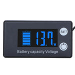 Zweizeiliger Digitalanzeige DC-Voltmeter Blei-Säure Lithium Batterie Ladegerät, Farbe:, Rot, Grün, Blau, Weiß, Rot+Temperatur, Grün+Temperatur, Blau+Temperatur, Weiß+Temperatur