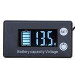 Zweizeiliger Digitalanzeige DC-Voltmeter Blei-Säure Lithium Batterie Ladegerät, Farbe:, Rot, Grün, Blau, Weiß, Rot+Temperatur, Grün+Temperatur, Blau+Temperatur, Weiß+Temperatur