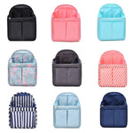 Schulranzen Trenn-Organizer Aufbewahrungstasche Computer-Rucksack-Innentasche, Klein Schwarz, Klein Pink, Klein Hellblau, Klein Blau Firebird, Klein Grau, Klein Pink gestreift, Klein Marine gestreift, Klein Blau, Klein Marine, Groß Schwarz, Groß Hellblau
