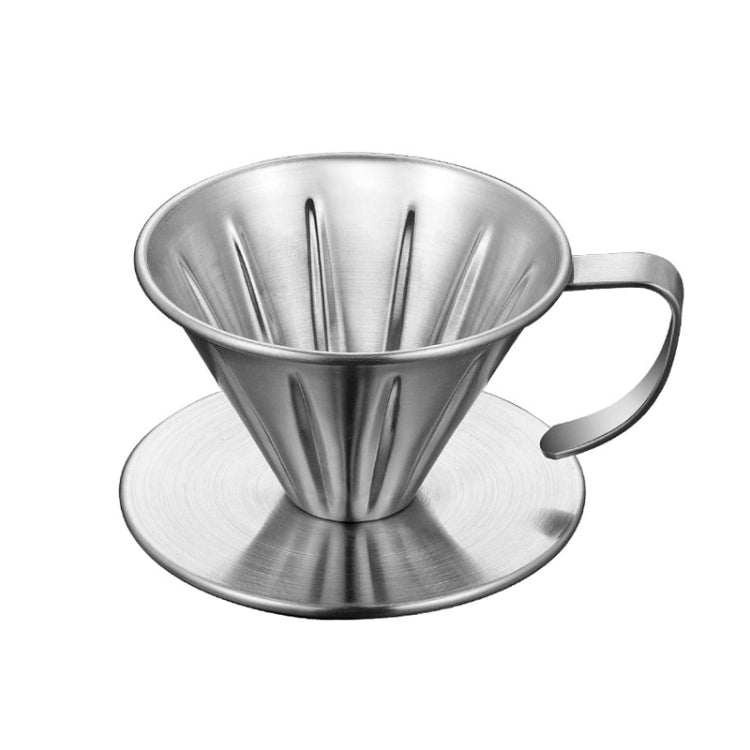 Doppelwandiger Edelstahl Pour-over Kaffeefilter, Größe:, Klein