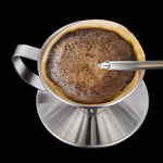 Doppelwandiger Edelstahl Pour-over Kaffeefilter, Größe:, Klein