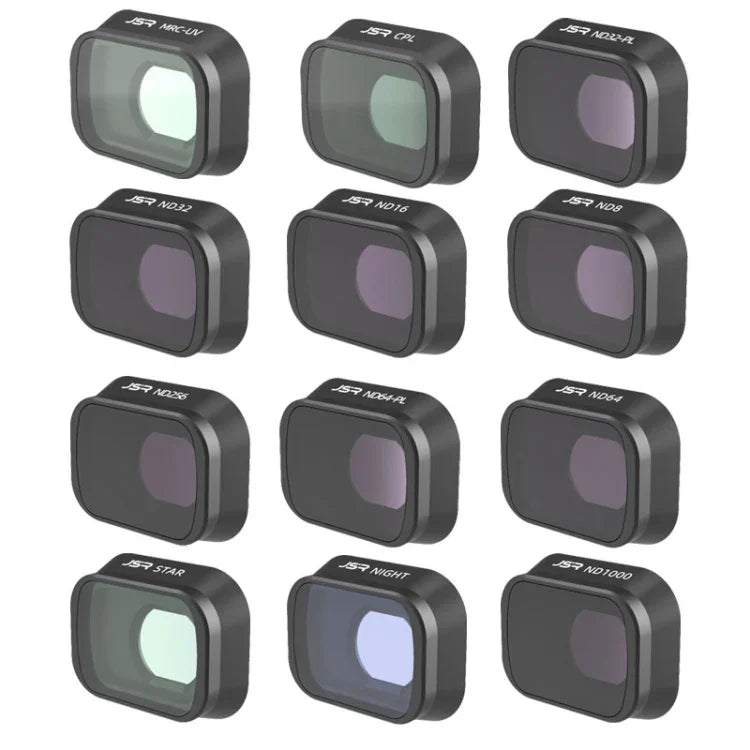 JUNESTAR Filter für DJI Mini 3 Pro, Modell: MCUV JSR-1663-01, CPL JSR-1663-02, ND8 JSR-1663-03, ND16 JSR-1663-04, ND32 JSR-1663-05, ND64 JSR-1663-06, ND256 JSR-1663-07, ND1000 JSR-1663-08, ND8PL JSR-1663-09, ND16PL JSR-1663-10, ND32PL JSR-1663-11 ...