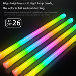 ARGB Gehäuse-Lichtleiste Computer Dekorative Silikon LED-Lampenleiste, Y360 Rund