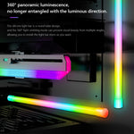 ARGB Gehäuse-Lichtleiste Computer Dekorative Silikon LED-Lampenleiste, Y360 Rund