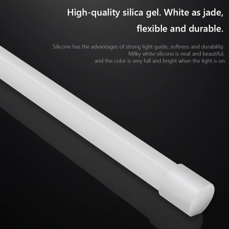 ARGB Gehäuse-Lichtleiste Computer Dekorative Silikon LED-Lampenleiste, Y360 Rund
