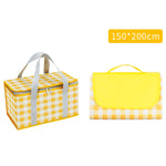 JY2209 Camping feuchtigkeitsdichtes tragbares Picknickkorb-Set, Spez.: Rot Weiß, Gelb Weiß, Blätter, Rot Weiß+150x100cm, Gelb Weiß+150x100cm, Blätter+150x100cm, Rot Weiß+150x200cm, Gelb Weiß+150x200cm, Blätter+150x200cm, Rot Weiß+200x200cm