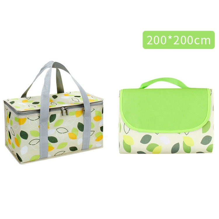 JY2209 Camping feuchtigkeitsdichtes tragbares Picknickkorb-Set, Spez.: Rot Weiß, Gelb Weiß, Blätter, Rot Weiß+150x100cm, Gelb Weiß+150x100cm, Blätter+150x100cm, Rot Weiß+150x200cm, Gelb Weiß+150x200cm, Blätter+150x200cm, Rot Weiß+200x200cm