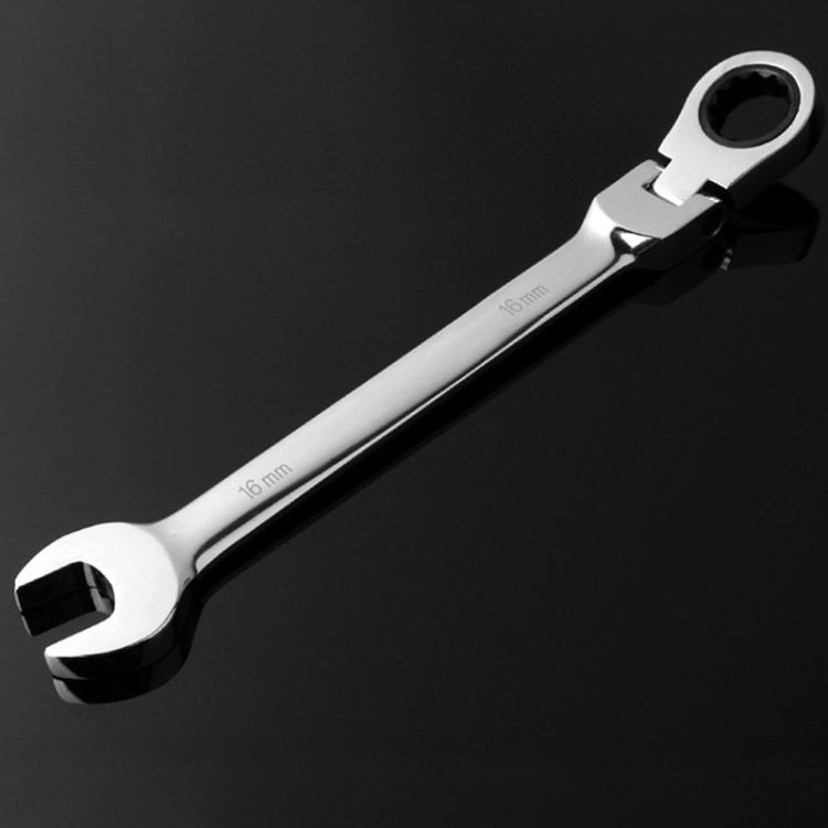 Kombinierter Ratschen-Schlüssel mit Flexiblem Kopf Doppelfunktion Ratschenwerkzeug, 6mm, 7mm, 9mm, 11mm, 24mm, 16mm, 18mm, 20mm, 21mm, 22mm, 23mm
