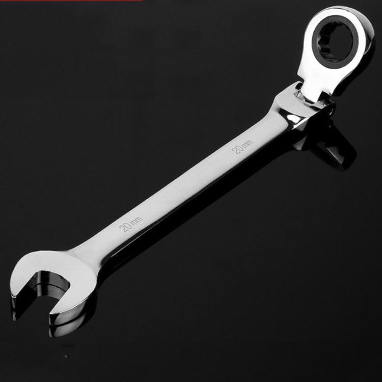 Kombinierter Ratschen-Schlüssel mit Flexiblem Kopf Doppelfunktion Ratschenwerkzeug, 6mm, 7mm, 9mm, 11mm, 24mm, 16mm, 18mm, 20mm, 21mm, 22mm, 23mm