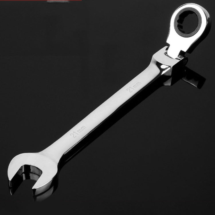 Kombinierter Ratschen-Schlüssel mit Flexiblem Kopf Doppelfunktion Ratschenwerkzeug, 6mm, 7mm, 9mm, 11mm, 24mm, 16mm, 18mm, 20mm, 21mm, 22mm, 23mm