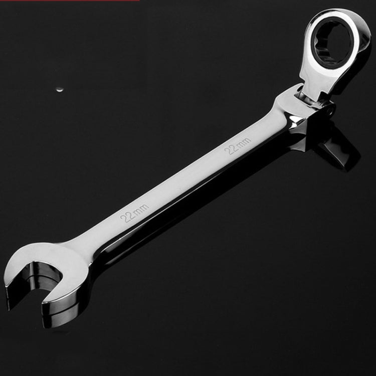 Kombinierter Ratschen-Schlüssel mit Flexiblem Kopf Doppelfunktion Ratschenwerkzeug, 6mm, 7mm, 9mm, 11mm, 24mm, 16mm, 18mm, 20mm, 21mm, 22mm, 23mm
