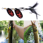 HENGJIA SP304 6,5 cm 13 g Federhaken drehbarer Pailletten-Köder, SP304 Gelb, SP304 Orange Rot, SP304 Schwarz