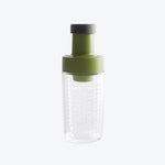 Quantitative Zuckerdosierflasche, Zuckerglas, staubdichte, versiegelte Gewürzflasche mit Deckel, Weiß, Grün, Orange, Gelb