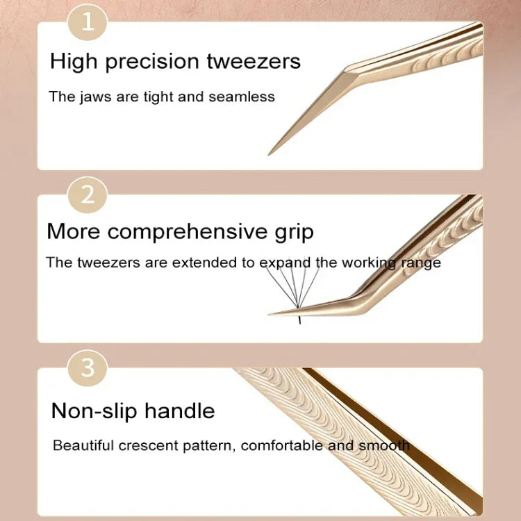 Wimpernzange, Wimpernpinzette, hochpräzises Wimpernverlängerungswerkzeug