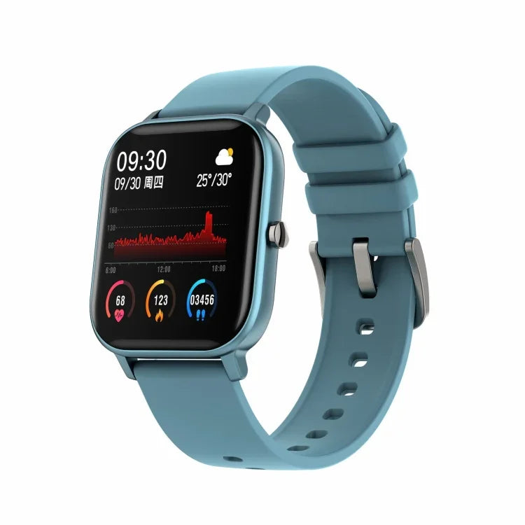 P8 1,4-Zoll-Smartwatch mit Herzfrequenz- und Blutdruckmessung, Blau, Schwarz, Rosa, Gold, Silbergrau, Schwarzstahl, Goldstahl