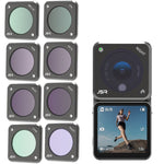 JUNESTAR Action-Kamerafilter für DJI Action 2, Stil: CPL, ND4, ND8, ND16, ND32, ND64, ND1000, ND8PL, ND16PL, ND32PL, ND64PL, Makro 10x, Nacht, Stern, CS-3in1, CS-4in1, CS-4in1 (NDPL), CS-6in1, CS-8in1