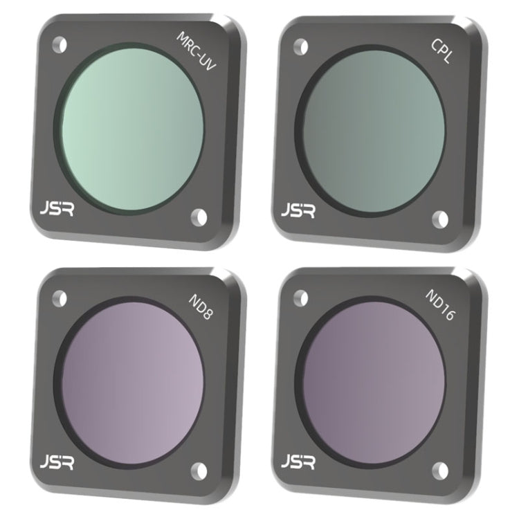 JUNESTAR Action-Kamerafilter für DJI Action 2, Stil: CPL, ND4, ND8, ND16, ND32, ND64, ND1000, ND8PL, ND16PL, ND32PL, ND64PL, Makro 10x, Nacht, Stern, CS-3in1, CS-4in1, CS-4in1 (NDPL), CS-6in1, CS-8in1