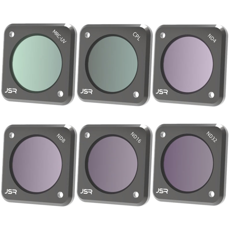 JUNESTAR Action-Kamerafilter für DJI Action 2, Stil: CPL, ND4, ND8, ND16, ND32, ND64, ND1000, ND8PL, ND16PL, ND32PL, ND64PL, Makro 10x, Nacht, Stern, CS-3in1, CS-4in1, CS-4in1 (NDPL), CS-6in1, CS-8in1