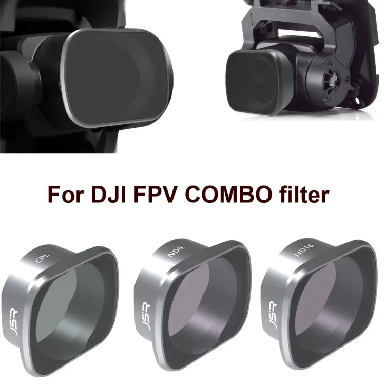 JUNESTAR Drohnenfilter für DJI FPV COMBO, Modell: MCUV, CPL, ND4, ND8, ND16, ND32, ND64, ND8PL, ND16PL, ND32PL, ND64PL, Nacht, Stern, CPL+ND8+ND16, ND4+ND8+ND16+ND32, ND8/16/32/64PL, UV+CPL+ND4/8/16/32, UV+CPL+ND8/16/32/64+Stern+Nacht