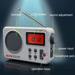 SY-8801 Tragbares Retro-Radio HD LCD-Bildschirm Gewicht Bass Kurzwellenradio, SY-8801