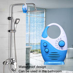 Sayin SY-950 Tragbares wasserdichtes kleines Radio AM/FM Universalband Seniorenradio, SY-950 Blau, SY-950 Schwarz