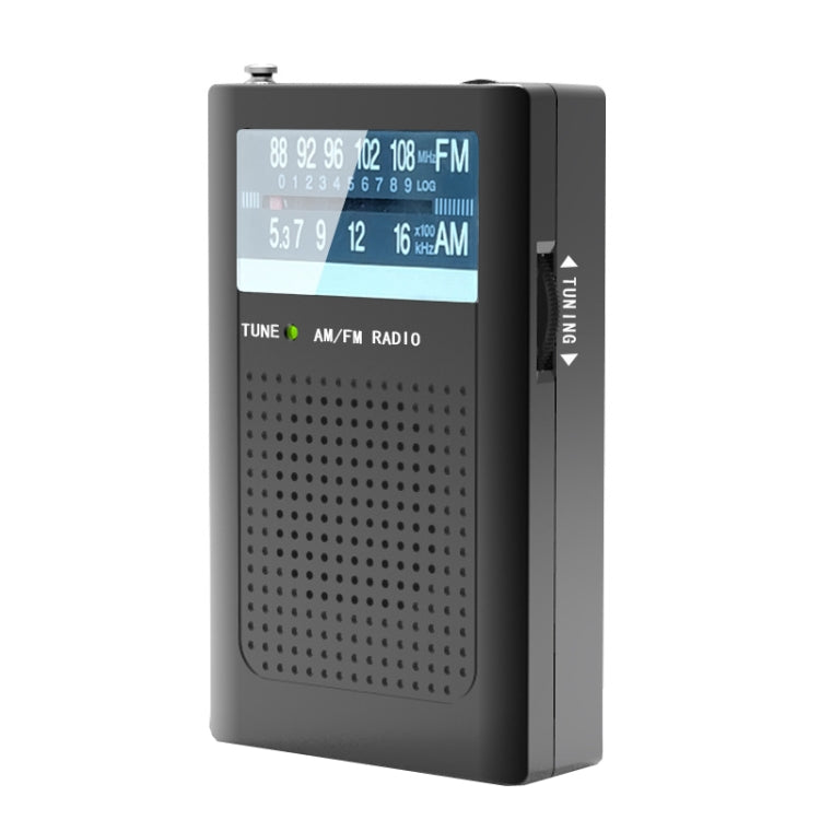 R06 Kleines FM/AM Zeiger-Frequenzeinstellungsradio mit Antenne Taschen-Retro-Radio, R06