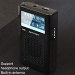 R06 Kleines FM/AM Zeiger-Frequenzeinstellungsradio mit Antenne Taschen-Retro-Radio, R06