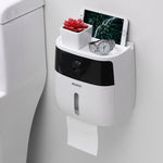 ECOCO E1804 Toiletten-Multifunktions-Doppel-Lagen-Tissue-Rack, Weiß+Grau, Weiß+Schwarz, Rosa+Rosa, Blau+Blau