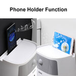 ECOCO E1804 Toiletten-Multifunktions-Doppel-Lagen-Tissue-Rack, Weiß+Grau, Weiß+Schwarz, Rosa+Rosa, Blau+Blau