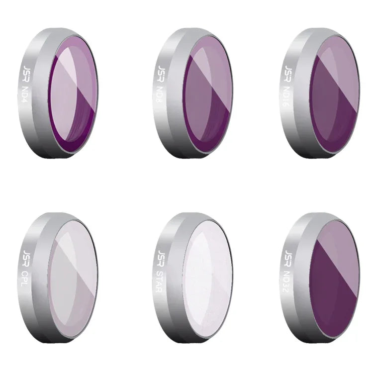 JSR Zoomfilter-Zubehör für DJI Mavic 2, Spezifikationen: MCUV, CPL, ND4, ND8, ND16, ND32, Stern, CPL/ND8/ND16, ND4/ND8/ND16/ND32, UV/CPL/ND4/ND8/ND16, Stern/CPL/ND4/ND8/ND16/ND32