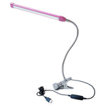 USB Clip Lampe Studenten Augenschutz LED Dimmbares Schreibtischlicht, Lila, Gold, Schwarz, Silber