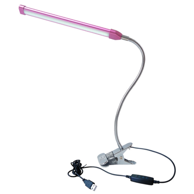 USB Clip Lampe Studenten Augenschutz LED Dimmbares Schreibtischlicht, Lila, Gold, Schwarz, Silber