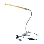 USB Clip Lampe Studenten Augenschutz LED Dimmbares Schreibtischlicht, Lila, Gold, Schwarz, Silber