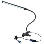 USB Clip Lampe Studenten Augenschutz LED Dimmbares Schreibtischlicht, Lila, Gold, Schwarz, Silber