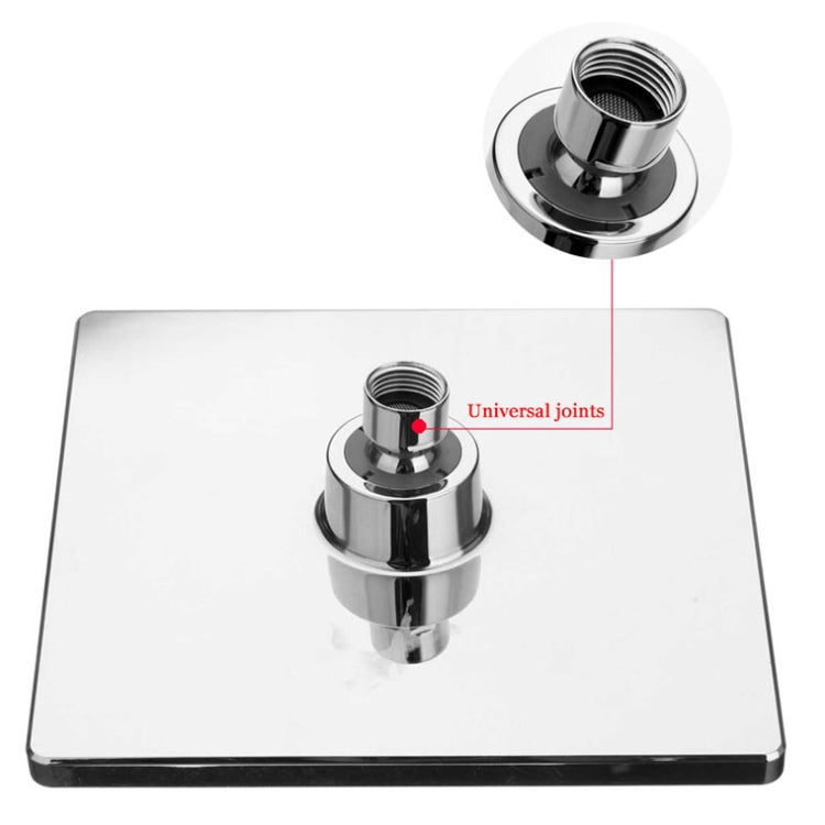 Badezimmer 8 Zoll quadratischer verchromter Duschkopf, 8 Zoll