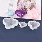 2 Stück Wolken-DIY-Spiegel-Silikonform, Spezifikation: Groß, Klein, Mittel, Groß