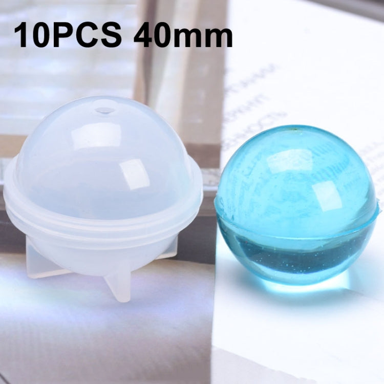 Kristall-Epoxyharz-Kugel-Silikonform DIY handgemachter Schmuck Kugelherstellungsform, 20 STÜCK 20mm, 20 STÜCK 30mm, 10 STÜCK 40mm, 4 STÜCK 50mm, 4 STÜCK 60mm