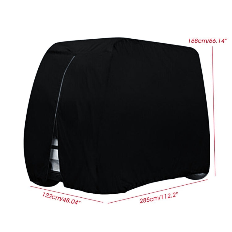 210D Oxford-Stoff Golfwagen-Abdeckung Scooter Kart Staubschutz, 242 x 122 x 168 cm, 275 x 122 x 168 cm, 285 x 122 x 168cm