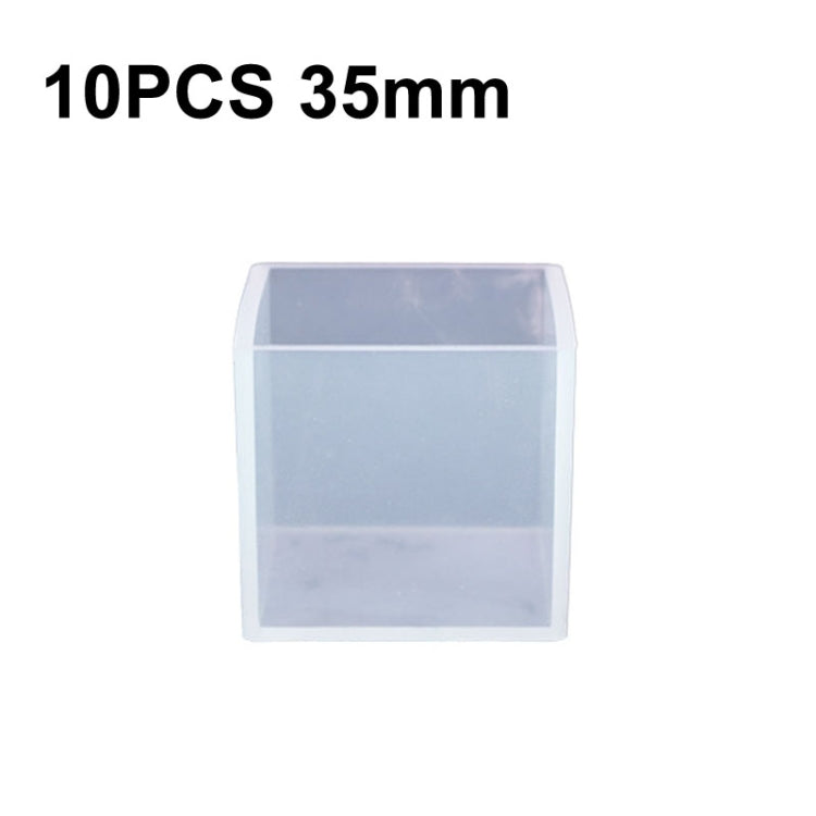 Kristall Tropfen Kleber Quadratisch Silikonform DIY handgemachte Schmuck Dekoration Modell, 20 STK 20mm, 20 STK 25mm, 10 STK 35mm, 4 STK 40mm, 4 STK 50mm, 4 STK 65mm