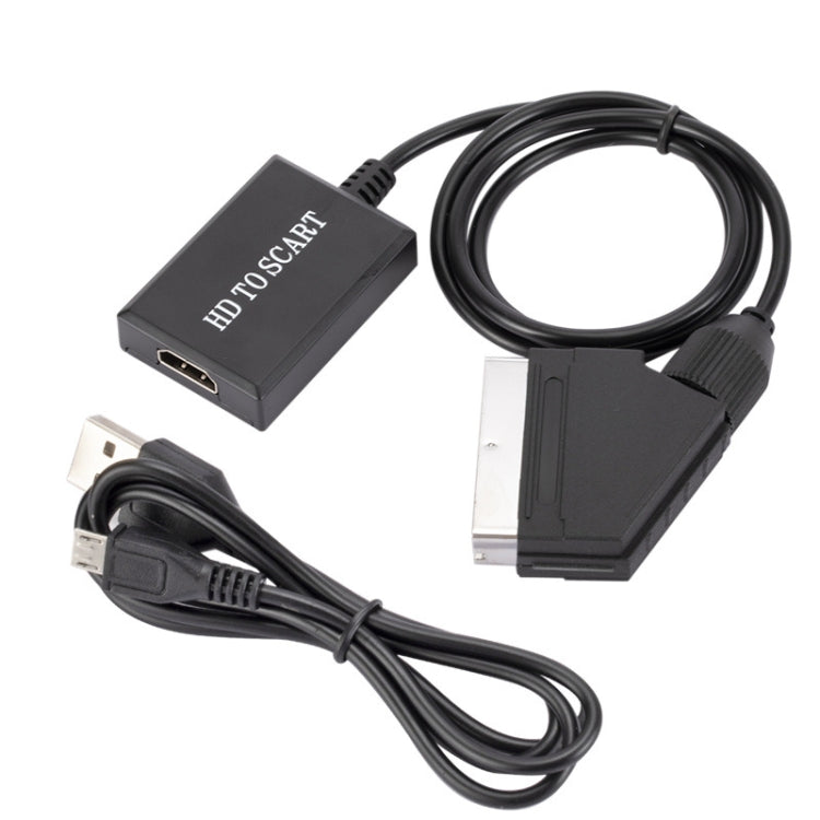 HDMI zu Scart Konverter 1080p HD Video Adapter, HDMI zu SCART 1080P
