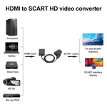 HDMI zu Scart Konverter 1080p HD Video Adapter, HDMI zu SCART 1080P
