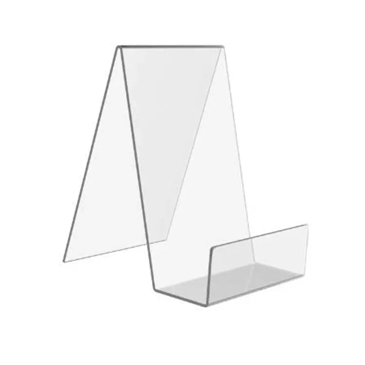 2er-Pack Acryl-Präsentationsständer, transparenter Buchständer, Fotorahmenhalter, 100 x 115 x 145 mm