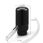 Elektrischer Rotwein-Dekanter-Spender, Stil:, Rot ABS, Edelstahl, Edelstahl mit Basis