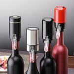 Elektrischer Rotwein-Dekanter-Spender, Stil:, Rot ABS, Edelstahl, Edelstahl mit Basis