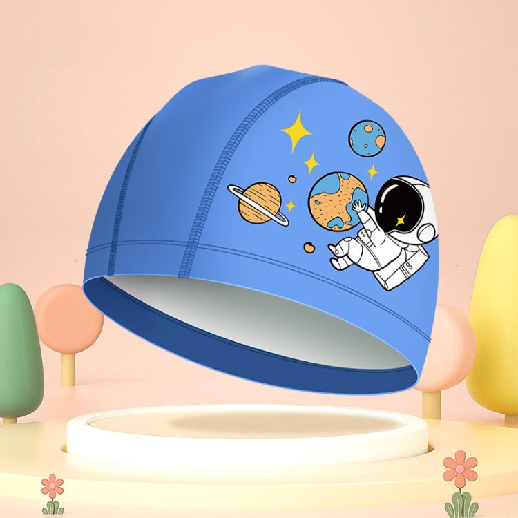 Niedliche Cartoon Hoch elastische Kinder PU Wasserdichte Schwimmkappe